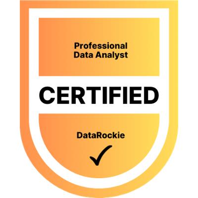 Certified Professional Data Analyst