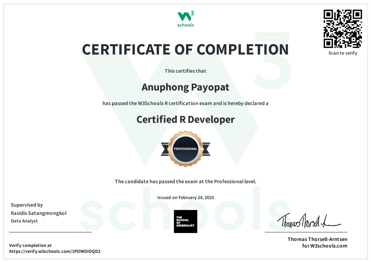 R Certification